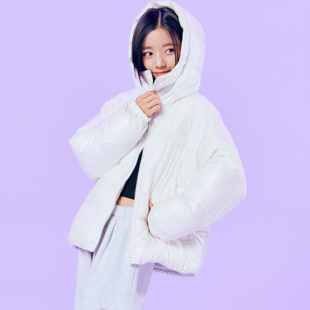 [온라인단독][더데이걸] 후드 숏패딩 TGJP24T1E - 상세 이미지 3