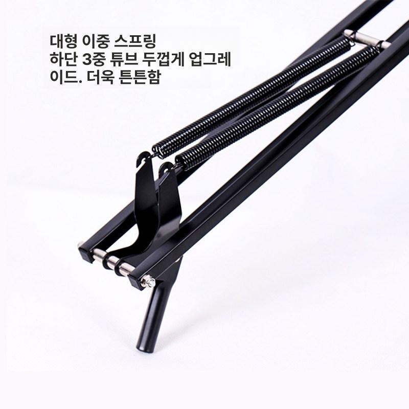 클립형 각도 조절 책상 고정 촬영 거치대 집게형 LED NB 37 1 4스탠드 짐벌휴대폰용 - 상세 이미지 3