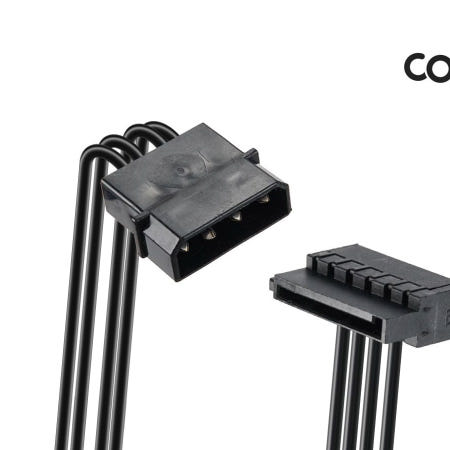 IDE to SATA 전원 5분배 젠더 케이블 확장 스플리터