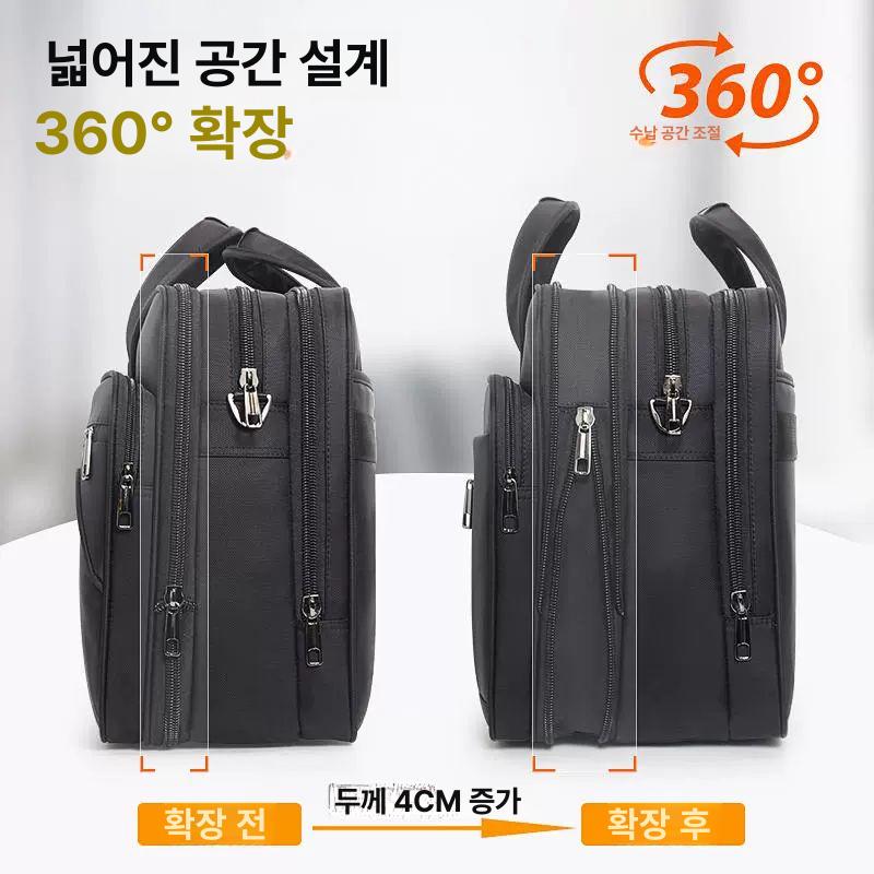 대형 서류 가방 사무용 노트북 수납 여행 업무용 직장인 대 - 상세 이미지 5