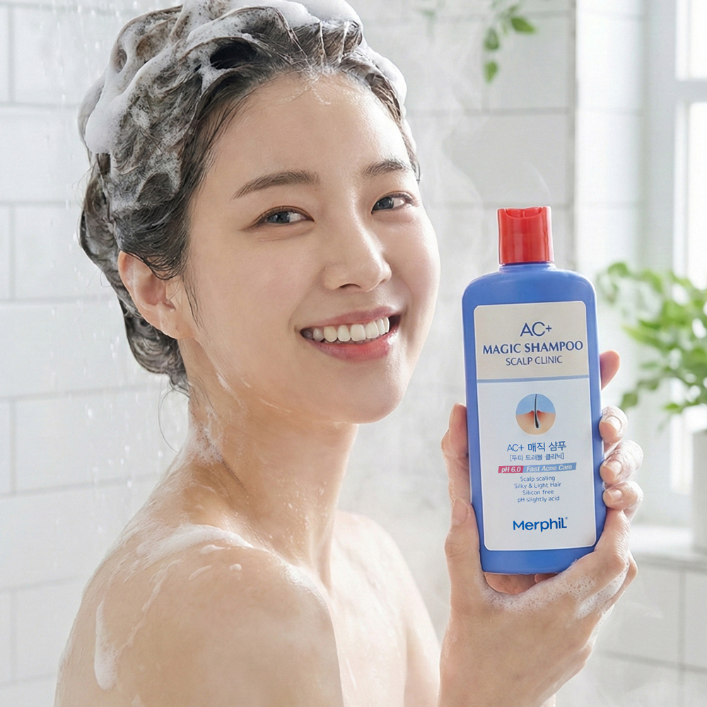 메르필 지루성 두피 샴푸  여드름 각질 비듬 사춘기 청소년 가려움 310ml, 1개 이미지 2