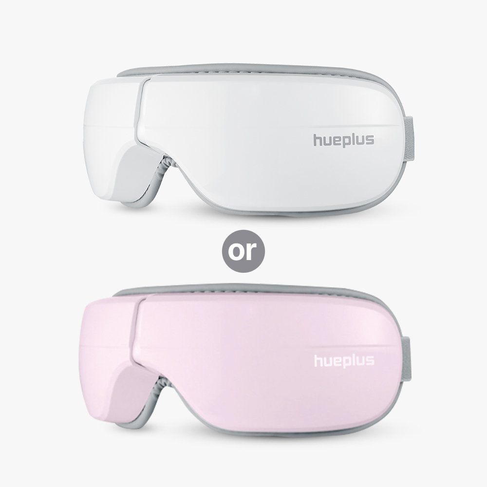 휴플러스 꿀잠 힐링 숙면 눈 마사지기 온열안대 눈찜질기 안마기 제품 이미지