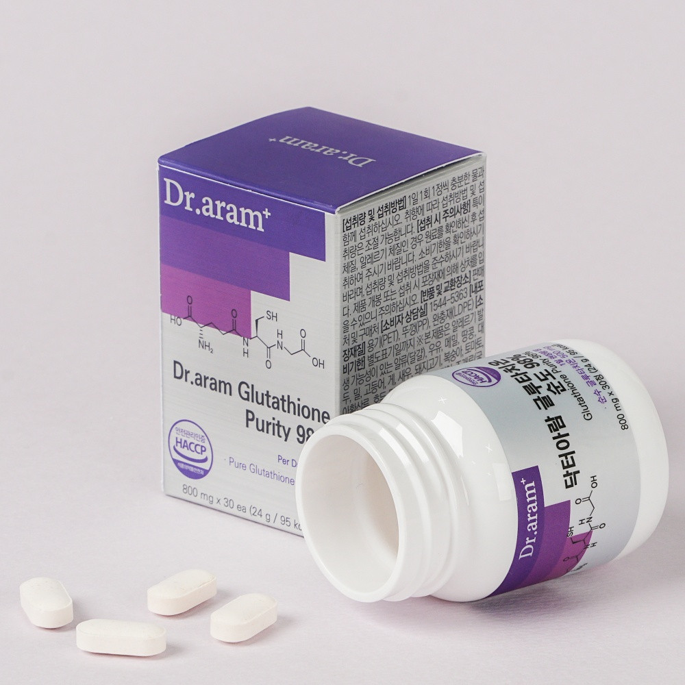 닥터아람 글루타치온 순도 98% 800mg 30정, 1개 - 상세 이미지 3
