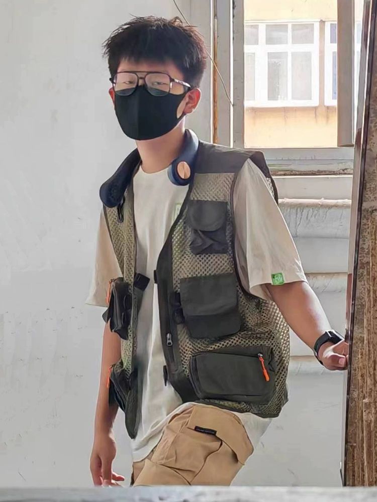 작업 조끼 여름용 작업조끼 배달용 작업용 목수 작업복 메쉬 블랙 M - 상세 이미지 3