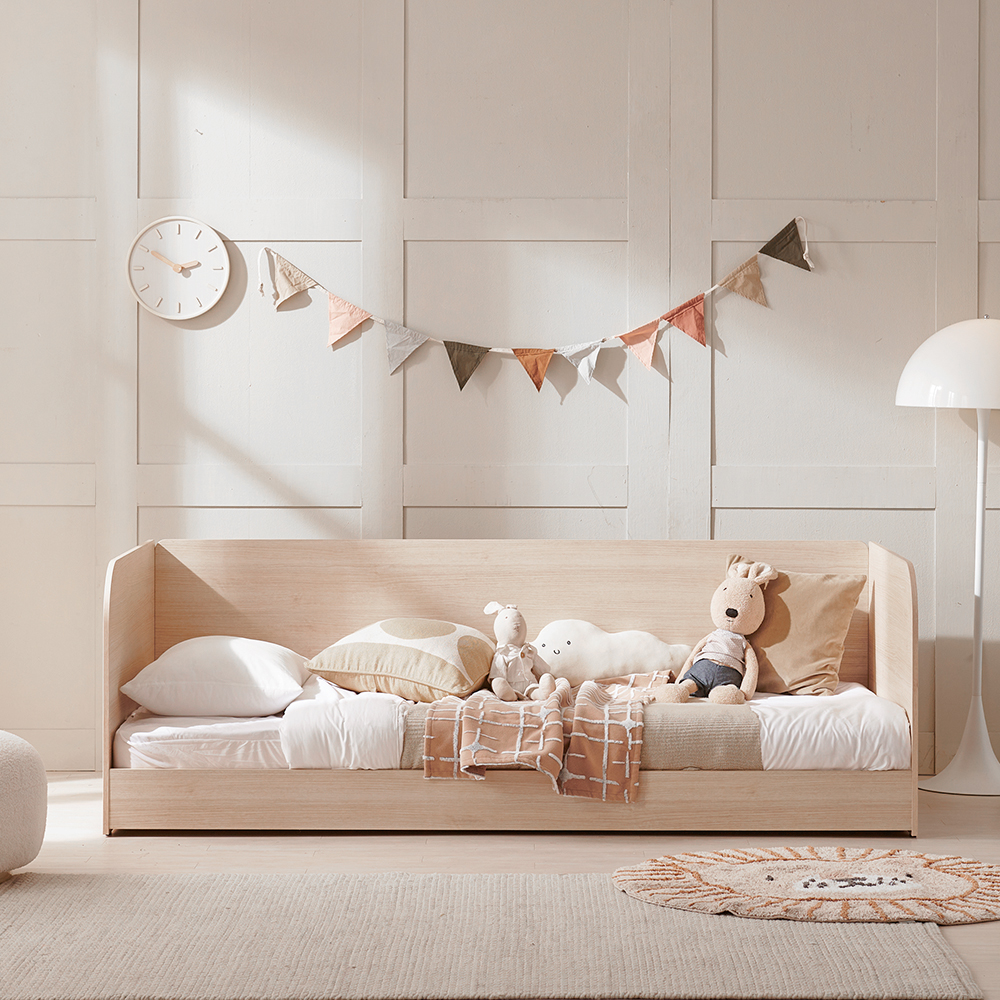 장인가구 뉴피터 E0등급 저상형 슬라이딩 2단 침대 프레임 싱글 어린이 키즈 데이베드 상세 이미지 4