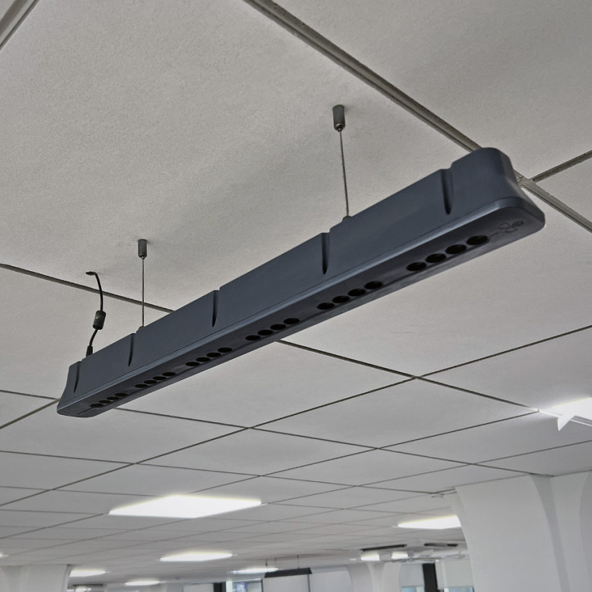 테코야 450 프로 화이트 천장형 무소음 필터없는 공기청정기 TeqAir450Pro