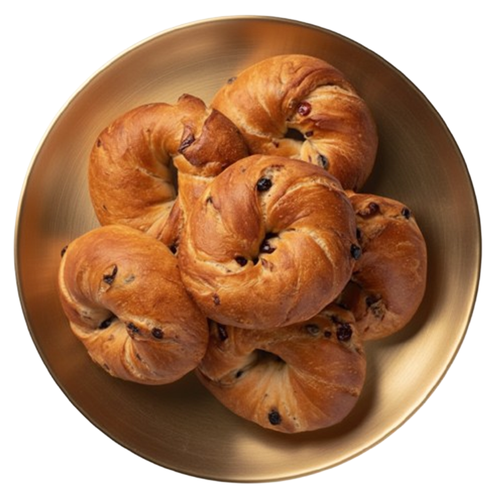 아침식사로 좋은 크랜블루베리 베이글 720g, 3개 - 상품 이미지
