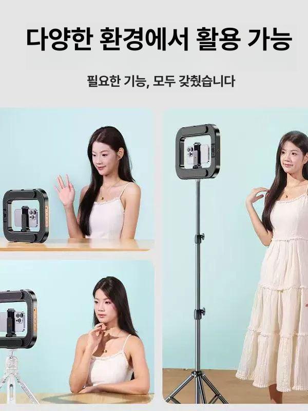 스마트폰 촬영 조명 라이브 방송용 핸드헬드 링라이트 기본 휴대용 - 상세 이미지 5