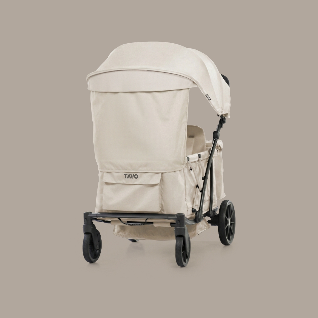 [누비앤타보] TAVO 웨건GT 유모차형 디럭스급 등하원용 유아웨건 GT3 베이지+사은품세트