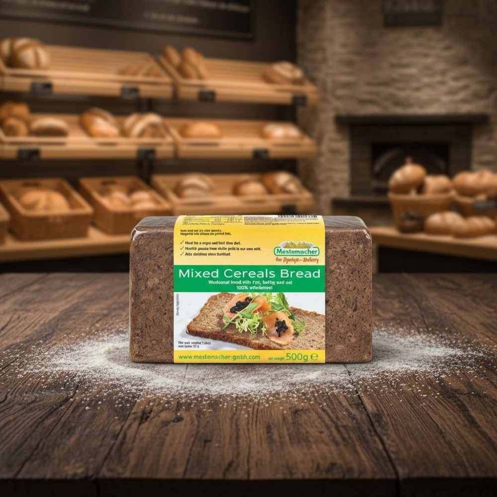 메스테마허 피트니스 시리얼 믹스 브레드(통호밀 37%) 500g, 1개입, 3개 - 상세 이미지 2