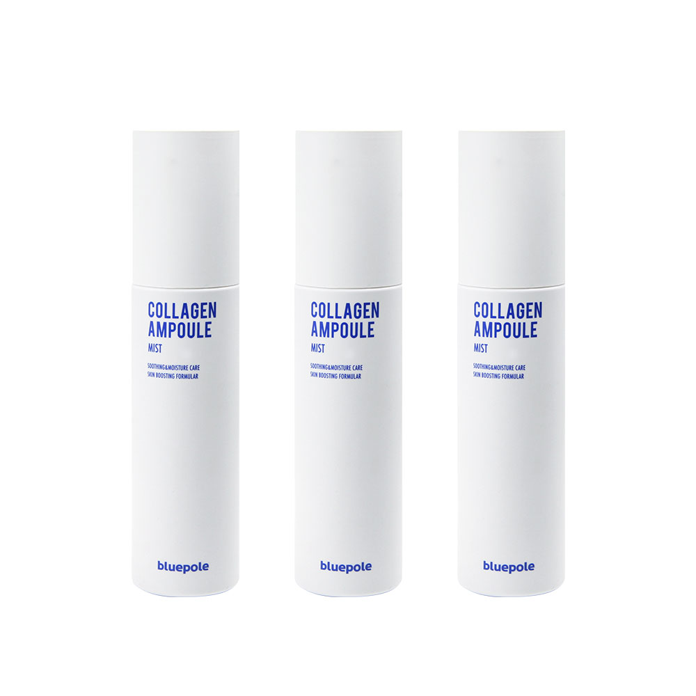 블루폴 콜라겐 앰플 미스트 저자극 수분충전 보습 주름 미백 스킨케어 100ml, 3개 - 상품 이미지