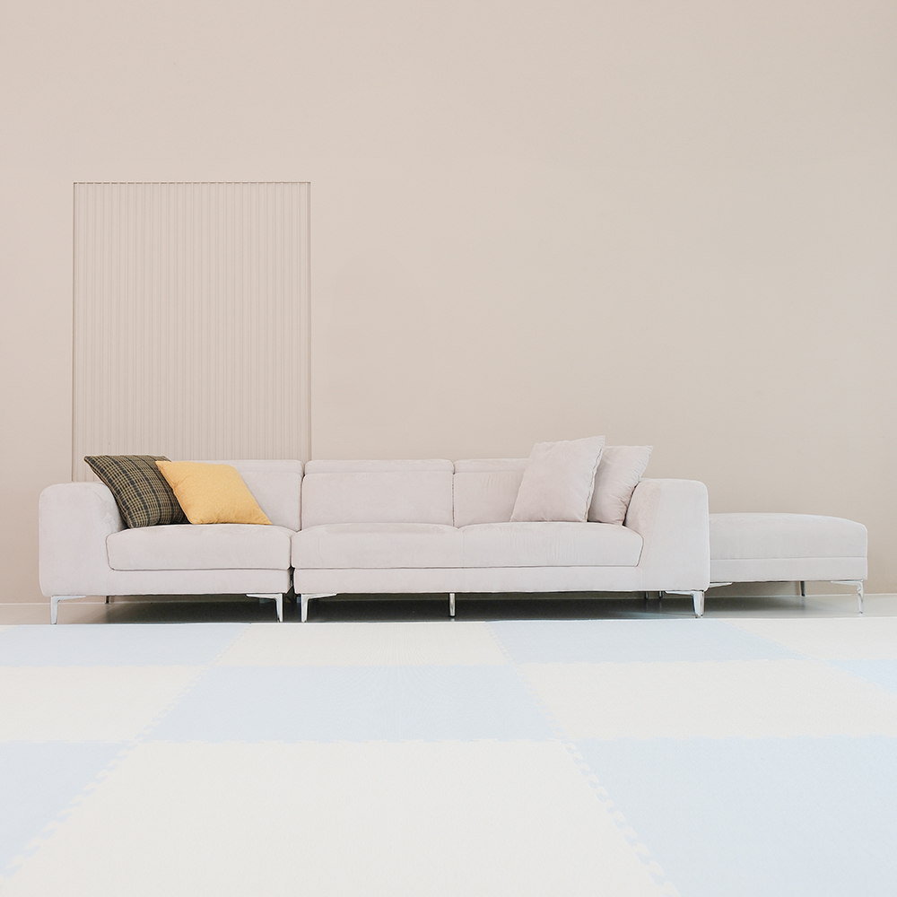 따사룸 층간소음 놀이방 퍼즐매트 바닐라아이보리 100x100x2.5cm 상품 이미지