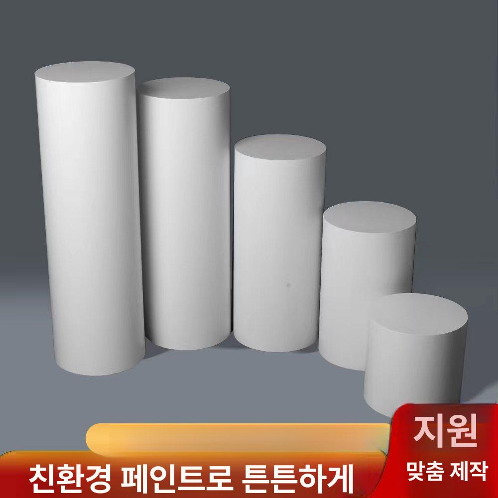 전시 다이 받침대 디피박스 소품 기둥 매장 맞춤형 직경 높이 - 상세 이미지 2