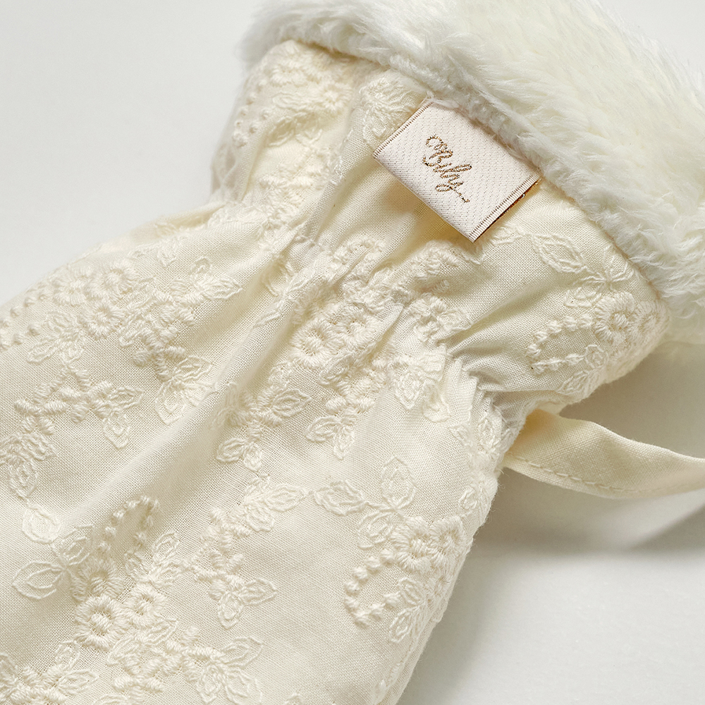 유럽풍 아기 겨울 필수템 빌리 로벨리아 스노우 목도리&장갑 등원룩 극세사 신생아 손싸개