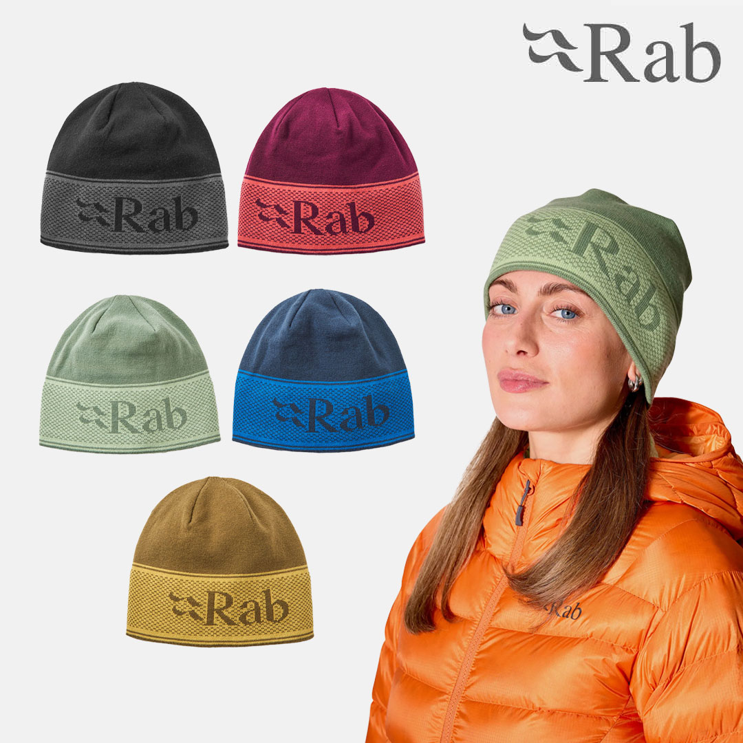 Rab 랩 로고 밴드 비니 등산 겨울 방한 모자 QAB-70 - 상품 이미지