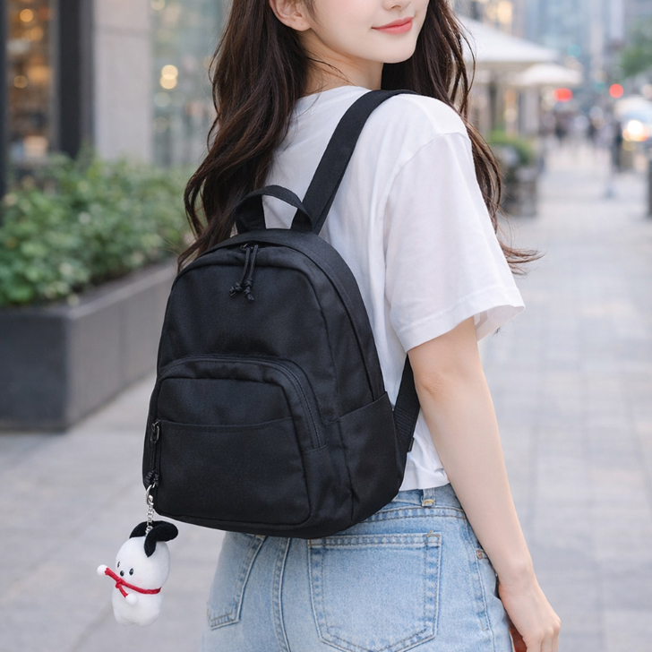 여성미니백팩 나일론백팩 가벼운가방 백백 여대생 40대여성 가방 - 상세 이미지 3
