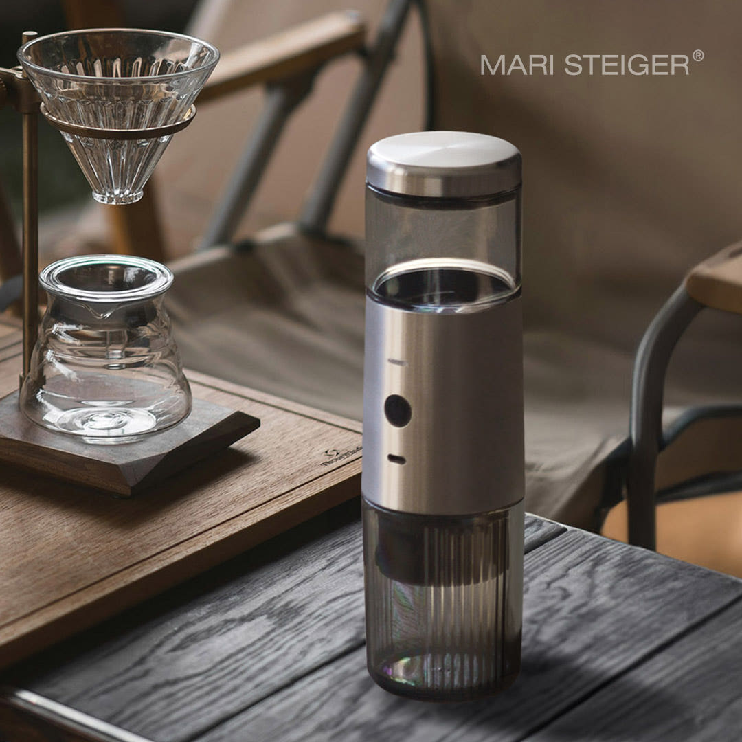 루미 충전식 캠핑 휴대용 무선 전동 커피그라인더 V70 제품 이미지