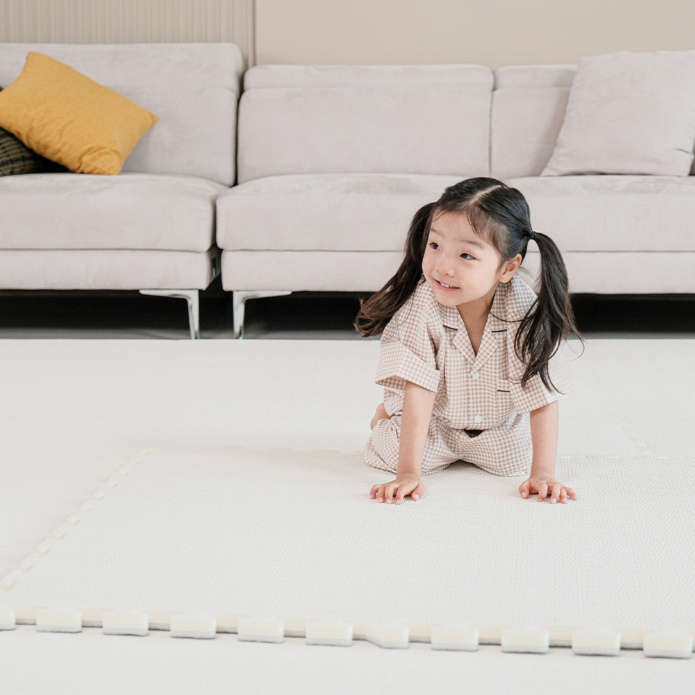 따사룸 층간소음 놀이방 퍼즐매트 바닐라아이보리 100x100x2.5cm 상품 이미지