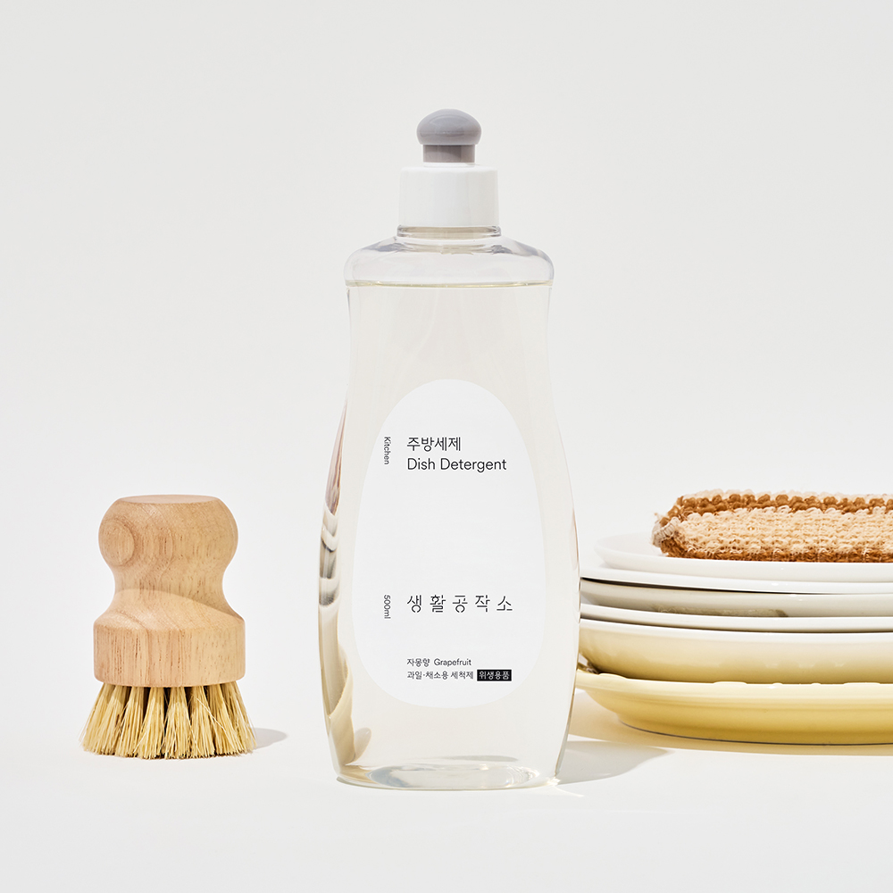 생활공작소 주방세제 500ML 1개 자몽향 (캡형) - 상품 이미지
