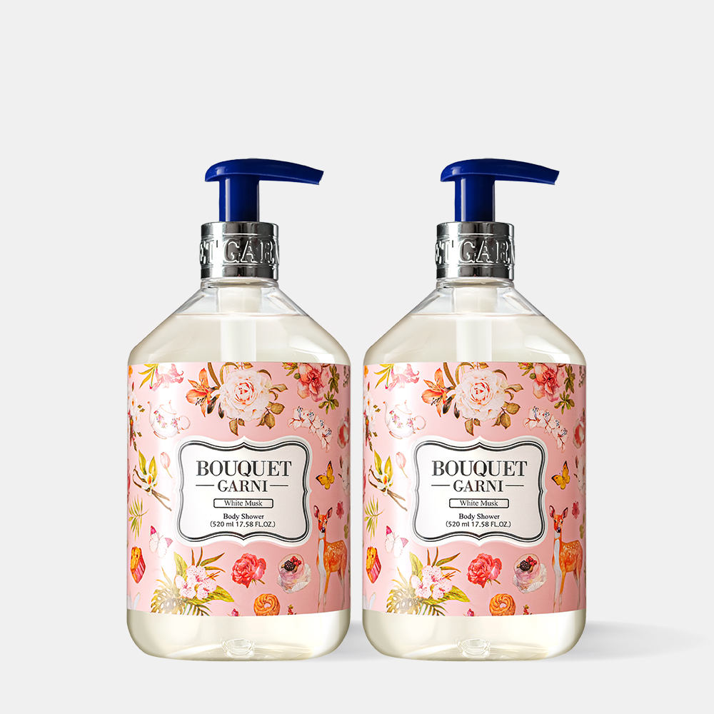 [2개] 부케가르니 바디워시 520ml 향기좋은 샤워 화이트머스크 향 8종 교차가능 제품 이미지