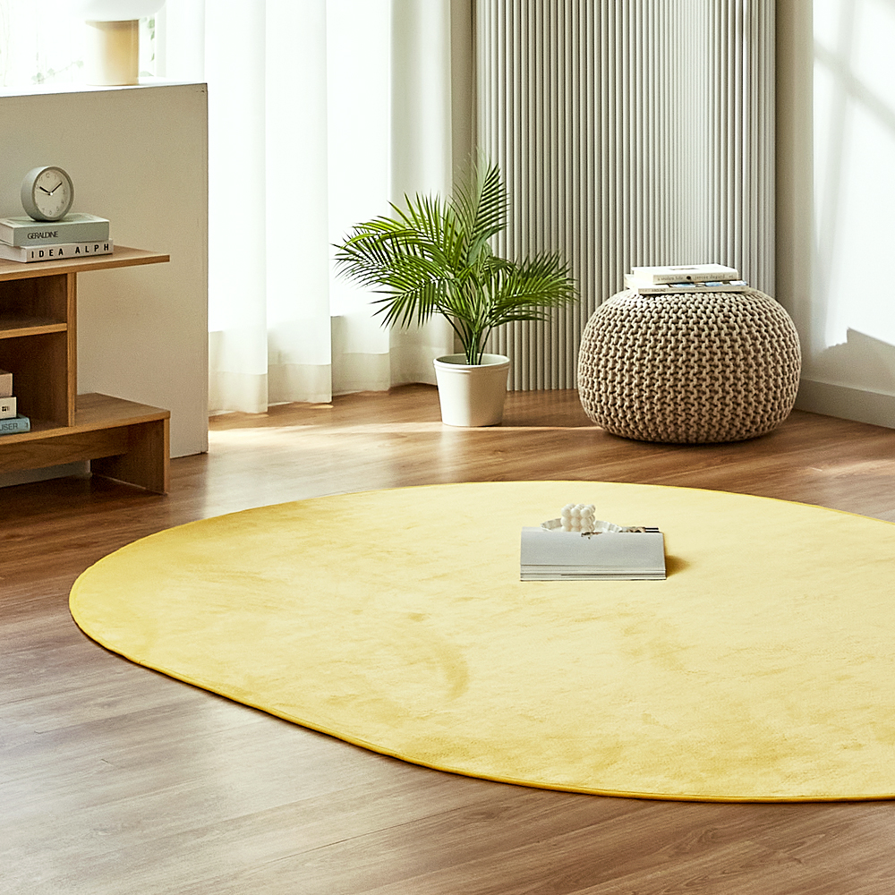 아담데코 바라롱 발수 러그 부드러운 논슬립 방수 카페트 옐로우, 사각XL(200x300) 이미지 8
