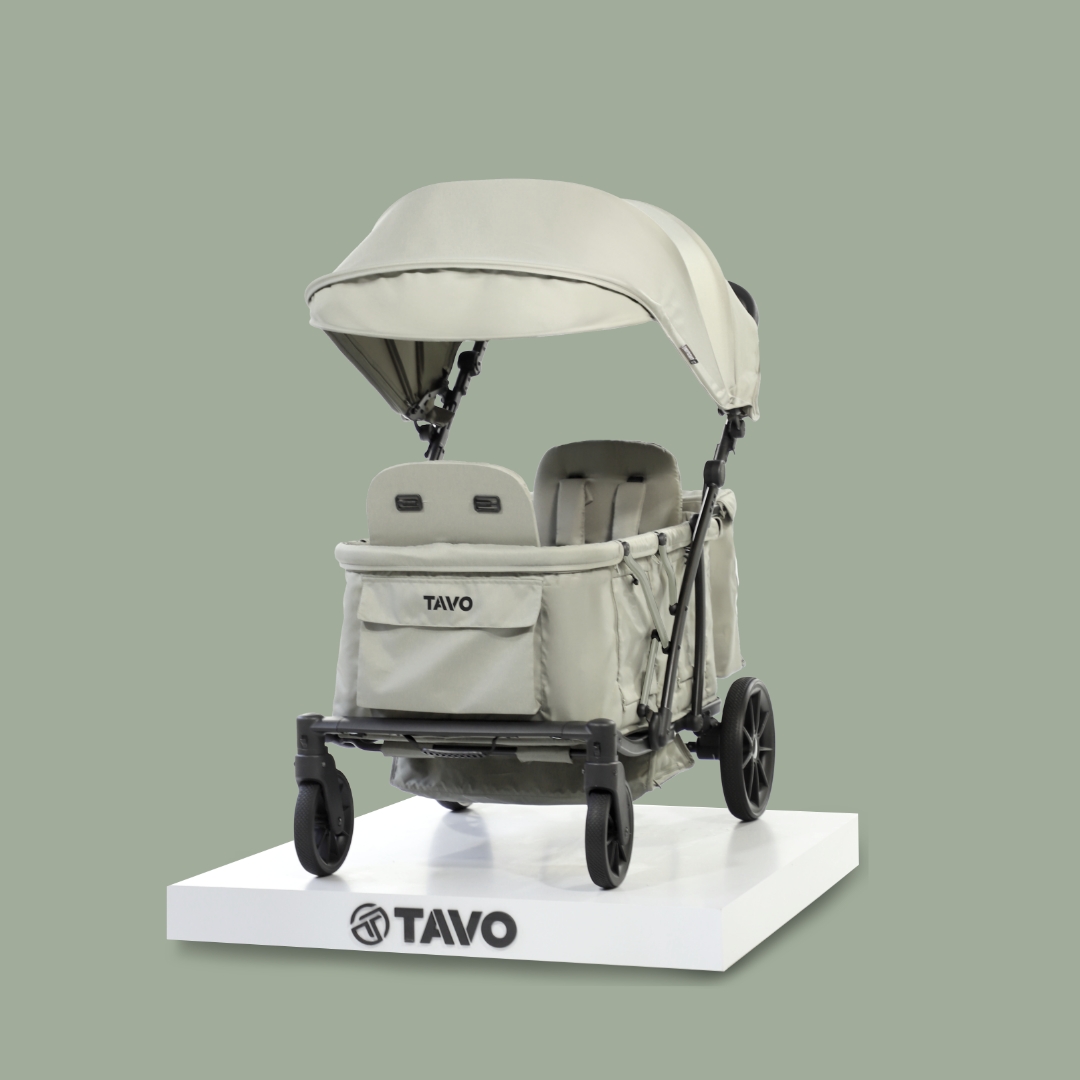 [누비앤타보] TAVO 웨건GT 유모차형 디럭스급 등하원용 유아웨건 GT3 그린+사은품세트