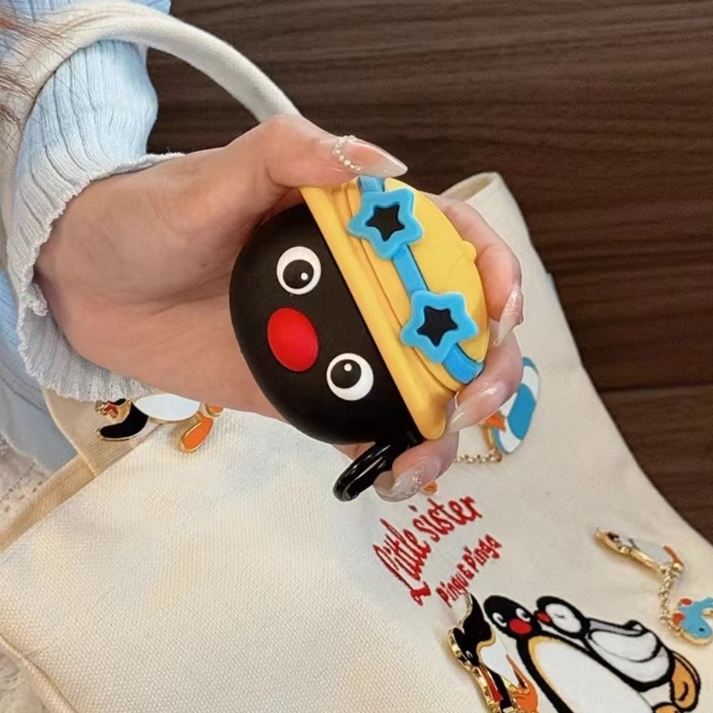 갤럭시 버즈3 버즈3프로 FE3 케이스 핑구 귀여운 키링 커버 제품 이미지