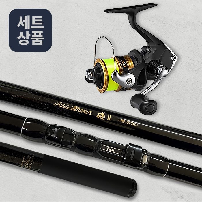 시마노 바다 낚시대 세트 니신 올스타 기2 + 시마노 19 FX 에프엑스 - 상세 이미지 2