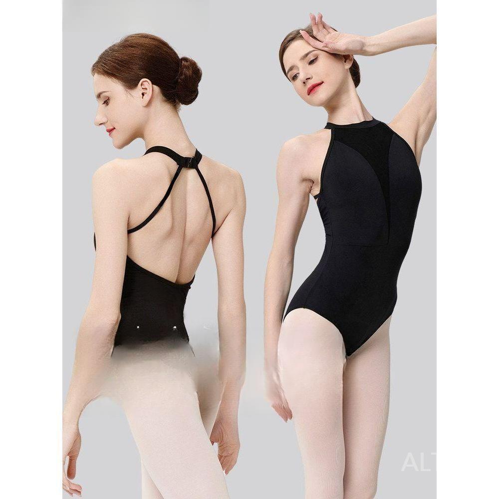 블랙 의상 발레복 점프 연습 취미 벚꽃 애쉬 무용복 퍼플 S - 상세 이미지 2