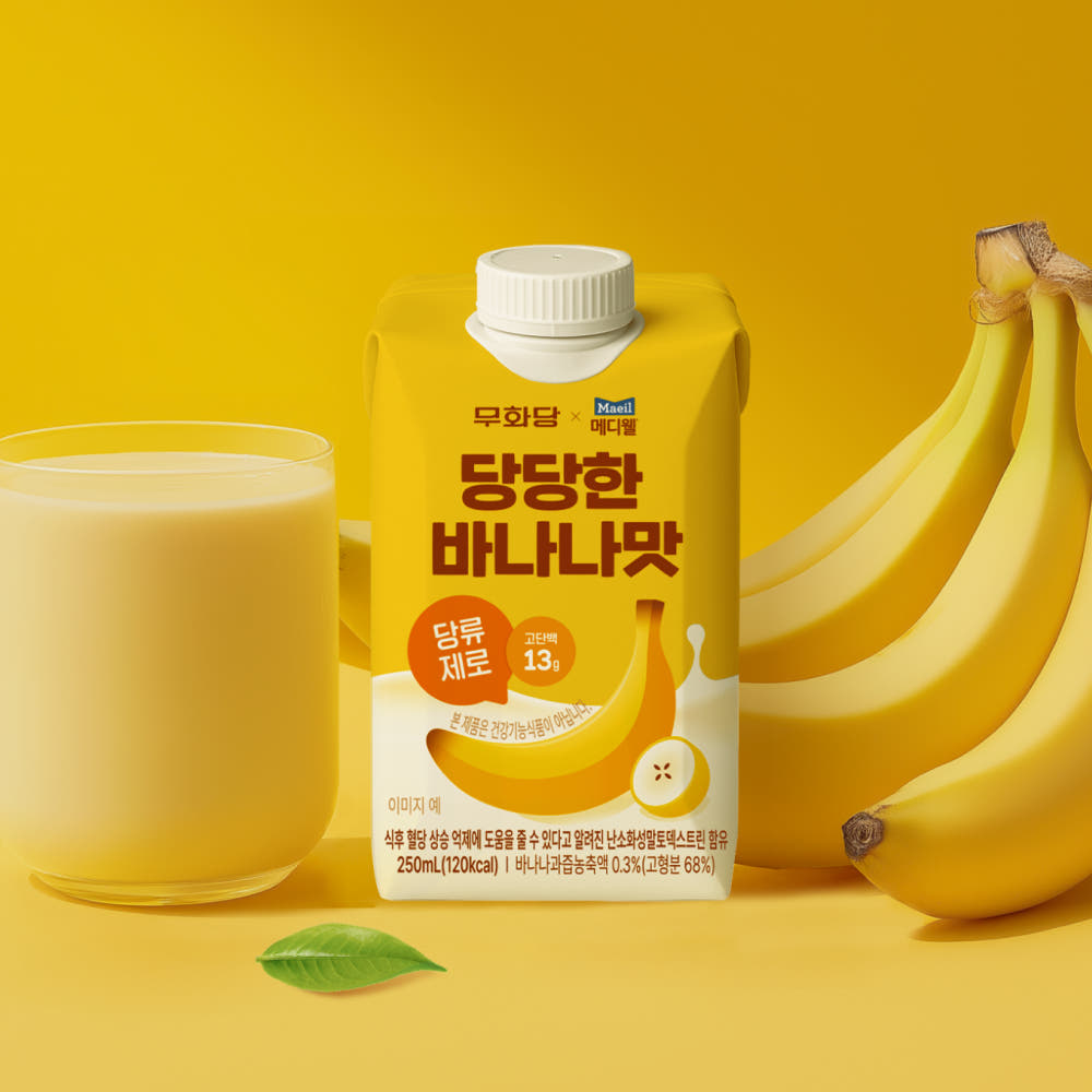 무화당x메디웰 당당한 바나나맛 250ml 24팩