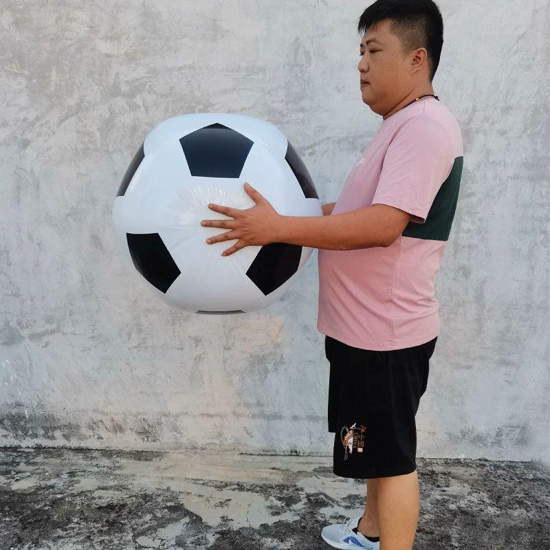 대형 두꺼운 재질 축제 행사용 야유회용 공 공굴리기용 두꺼운 1.5m 축구공 전동 펌프 포함 - 상세 이미지 5