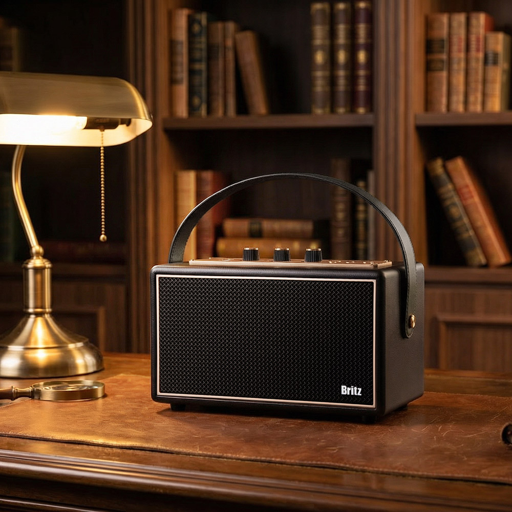브리츠 BZ-JB8000 더 시그니처 블루투스 스피커 60W 오브제 매트블랙 제품 이미지