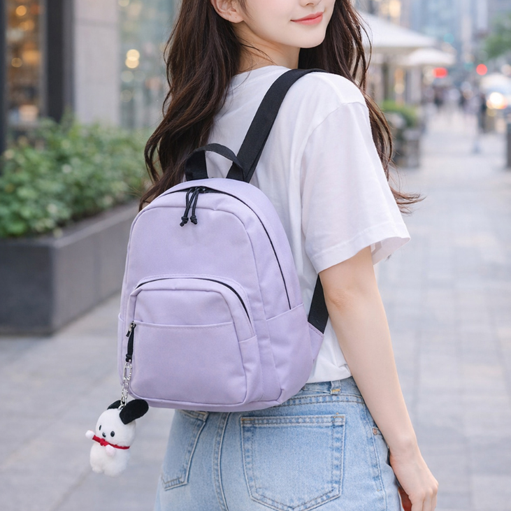 여성미니백팩 나일론백팩 가벼운가방 백백 여대생 40대여성 가방 - 상품 이미지