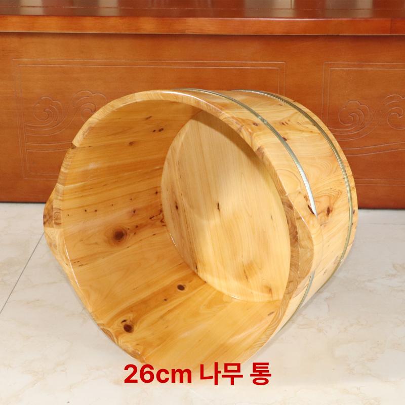 욕실 벤치 원목 목욕탕 의자 샤워 스툴 방수 찜질방 40cm 뚜껑+마사지 비드 포함 - 상세 이미지 4
