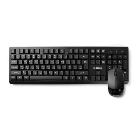 BK-3000S 무선 데스크탑 세트 무선키보드 멤브레인 상태 표시 LED 높낮이 조절 무선수신기 보관함 AA건전지 교체형 배터리포함