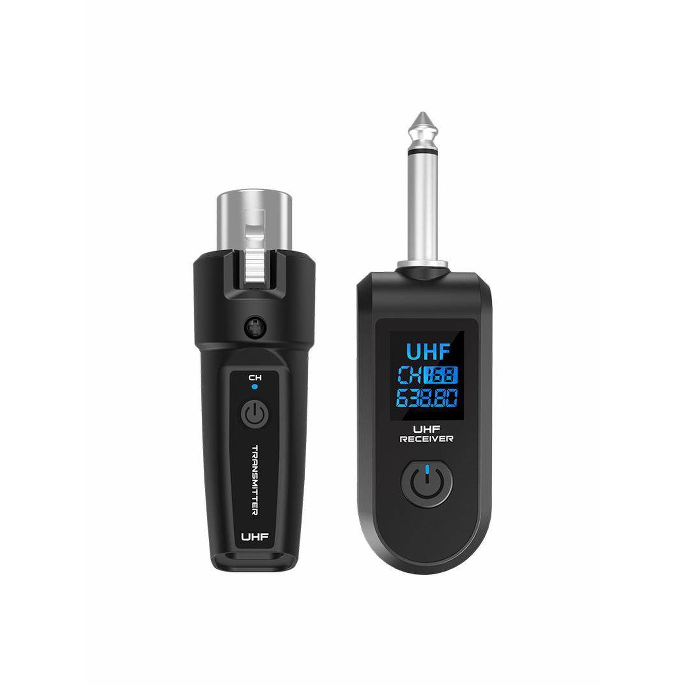 무선 마이크 컨버터 또는 악기 XLR 액세서리 스피커 유선 마이크/악기용 변속기 1채널 1 차일피일 움직이는 코일 마이크용 - 상품 이미지