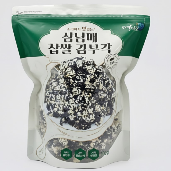 명식품본사 찹쌀김부각 36년전통 식자재전문 100g, 10개 - 상세 이미지 2