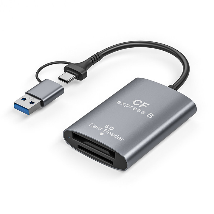 CFB 리더기 C타입 A타입 2IN1 CFexpressB 메모리카드 Gen3 5Gbps - 상품 이미지