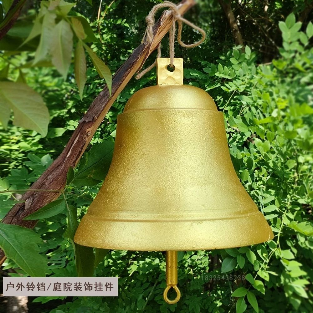 주물 학교종 엔틱 인테리어 걸이 레트로 풍경 - 상세 이미지 2