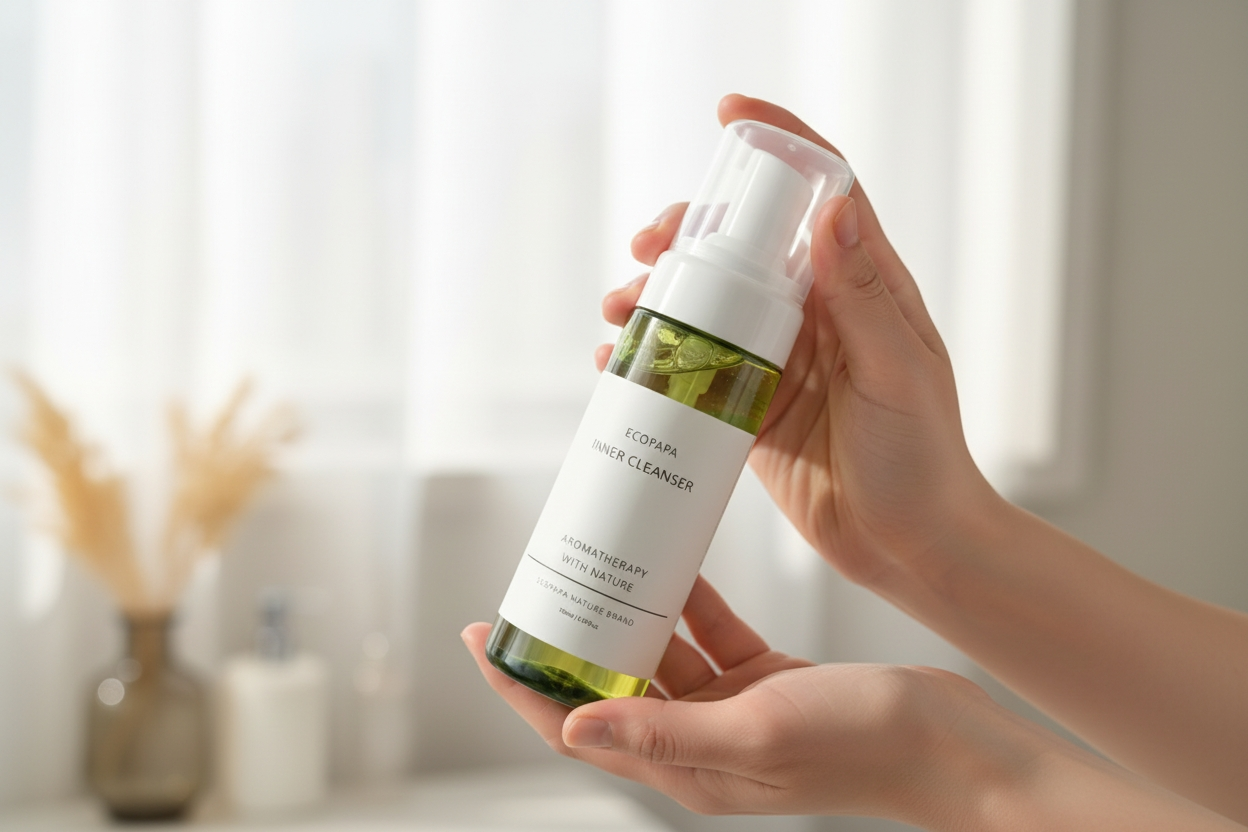 저자극 관리를 위한 천연 아로마 여성청결제 이너클렌저 150ml 에코파파 - 상세 이미지 2