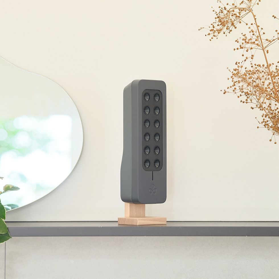 테코야 룸 200 블랙 필터없는 공기청정기 음이온 공기살균기 미세먼지 소형 원룸 아기방