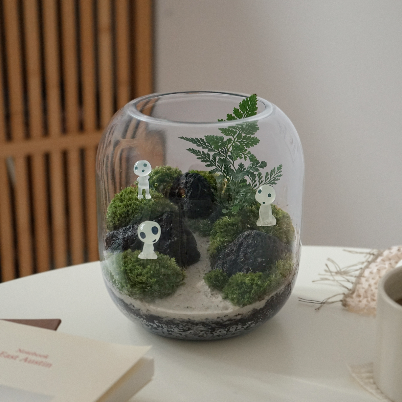 이끼 숲 테라리움 E TYPE 유치원소녀 테라리움 DIY 키트 제품 이미지