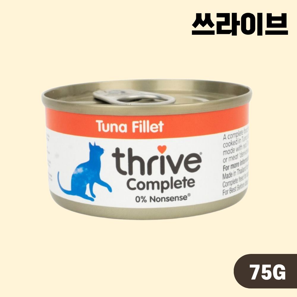 [+N포인트] 쓰라이브 캣 습식 캔 주식캔 6종(랜덤) 콤보, 75g, 12개 - 상세 이미지 4