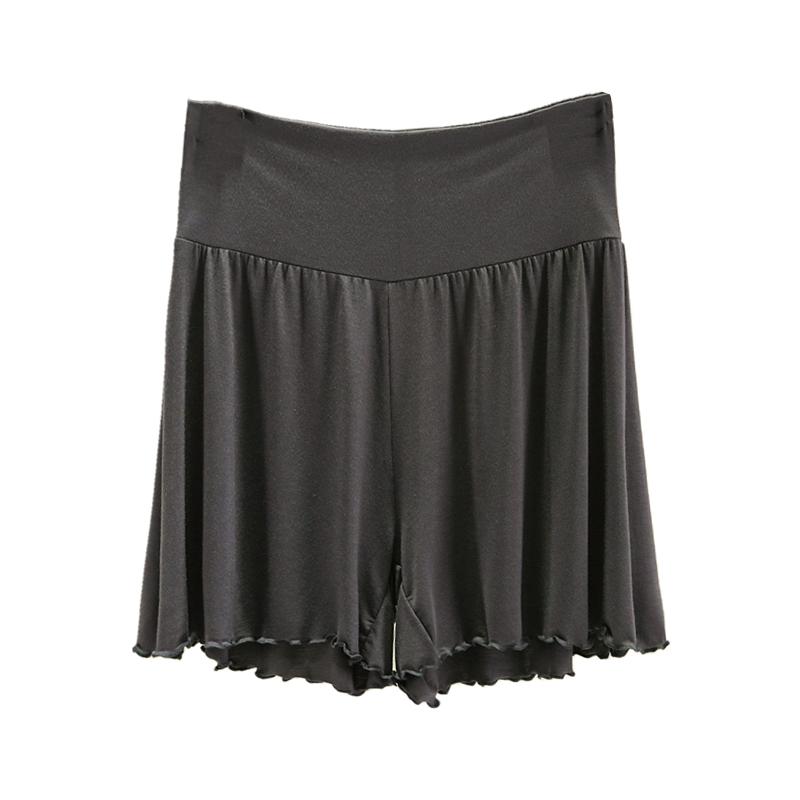 연습복 팬츠 연습용 발레 반바지 허리 고무줄 워밍업 블랙 m 40.0-50.0kg - 상품 이미지