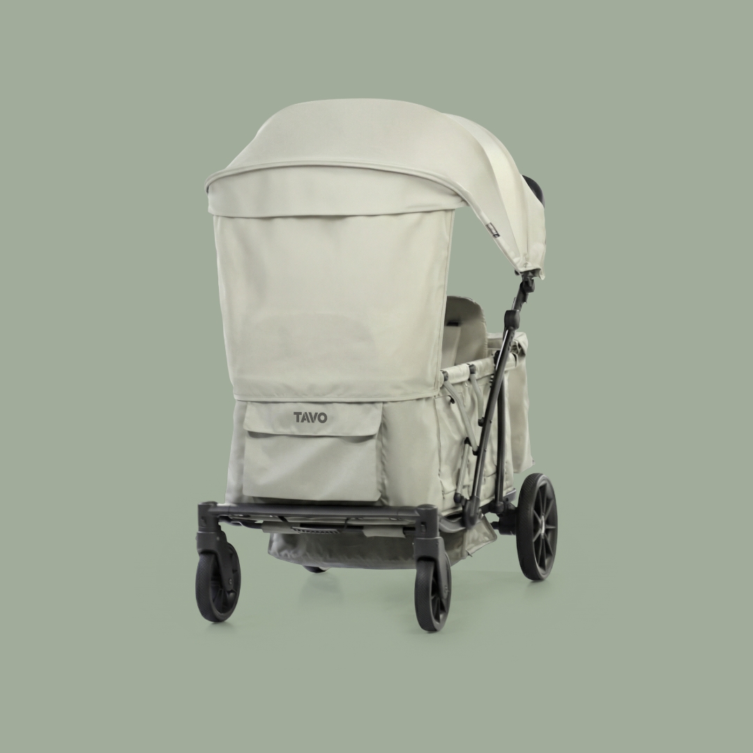 [누비앤타보] TAVO 웨건GT 유모차형 웨건 디럭스급 연년생 등하원용 GT3 그린+사은품세트