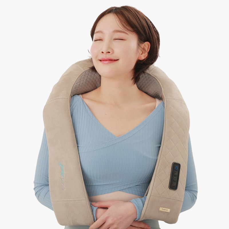 휴플러스 무선 목 어깨 안마기 마사지기 듀얼태핑 두드림 코드제로 Cordzero-3300 상세 이미지 2