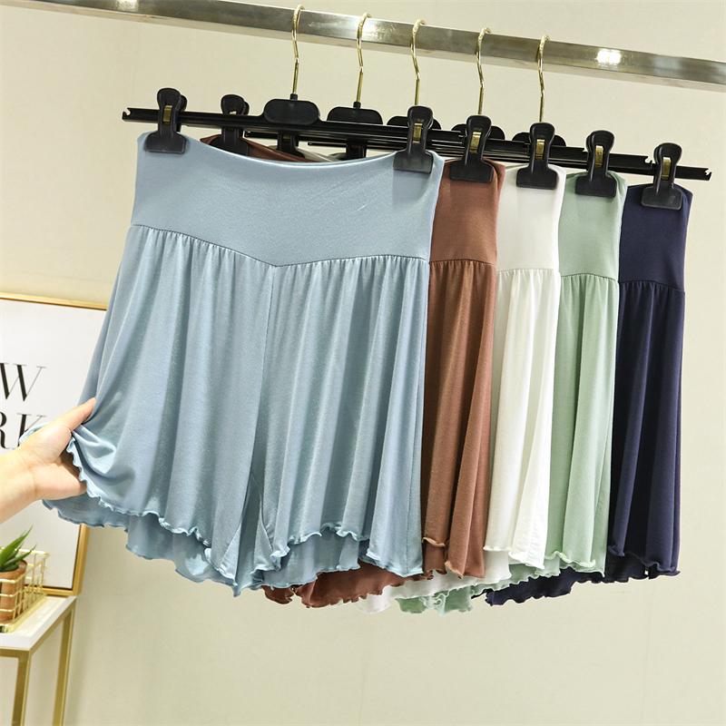 연습복 팬츠 연습용 발레 반바지 허리 고무줄 워밍업 블랙 m 40.0-50.0kg - 상세 이미지 2