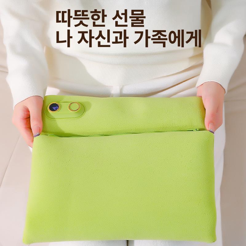그래핀 온열 손난로 휴대용 온도조절 보온 가방 퍼플 - 상세 이미지 4