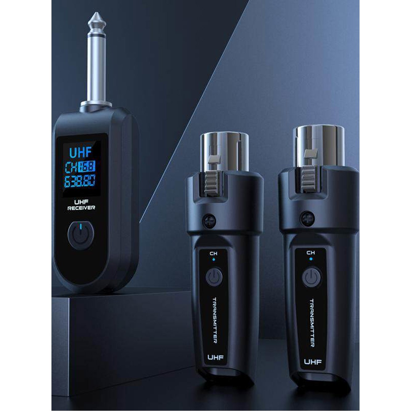 무선 마이크 컨버터 또는 악기 XLR 액세서리 스피커 유선 마이크/악기용 변속기 1채널 1 차일피일 움직이는 코일 마이크용 - 상세 이미지 3