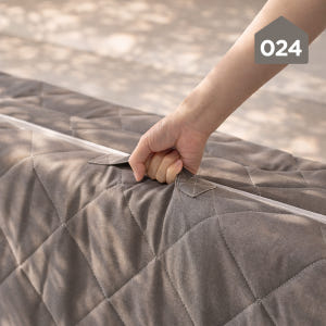 024홈 미니멀 단단한 손잡이 3단 접이식 토퍼 매트리스 8cm 멀티싱글 솔직 후기 | 실제 배치 사진 포함 - 상품 이미지 3